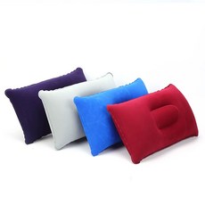 에어 여행용 쿠션 사각 베개 휴대용 목베개 zli+0893qM, 스카이