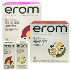 이롬 황성주 박사의 국산콩 두유 고구마 1박스+ 17곡 두유 1박스, 32개, 190ml