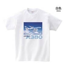 ANA 絕版A380 T-SHIRT M號，航空迷收藏款，舒適透氣材質，獨特飛機圖案設計, 1個