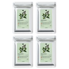 [에코디언트] 100% 헤나 분말 헤나가루 100g, 4개, 내추럴 오렌지