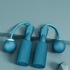 줄없는 홈트 노라인 줄넘기 무선, 블루, 1개