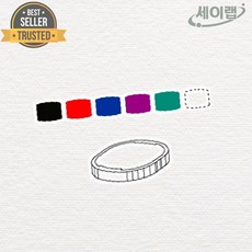 세이랩 그린피앤에스 자동 스탬프패드 리필 R-517 청색 선명발색 교체용 스탬프패드