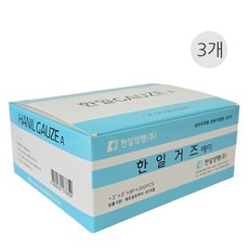 한일양행 한일 거즈에이 각거즈, 3개, 200개입
