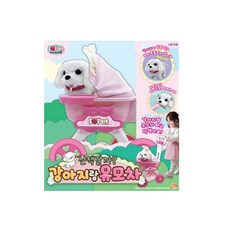 강아지유모차 장난감 소꿉놀이 비엔씨 유아동완구 외출 아동용완구 돌보기, 1개, 혼합색상