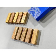 正大筆莊 新礦印石 2.4x7 八分規格章, 木紋石8分 3個$450