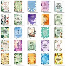 嗨購 50張唯美花卉文字卡片 明信片 藝術文字卡牌, 1個, T01042472