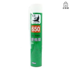 鷹霸 PU FOAM 發泡填縫劑 650 750ml, 1個