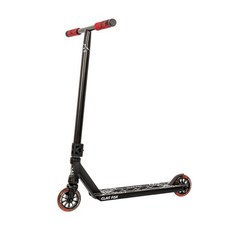 CLAS FOX Freestyle Pro 스턴트 스쿠터 110mm 프로 휠 HIC 압축 시스템 킥 (실버) 249411, 블랙