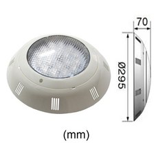 수영장 LED 색상 변경 조명 24W 36W 표면 장착 스포트라이트 RGB AC 12V 따뜻한 쿨 화이트, 02 Warm White, 05 60W