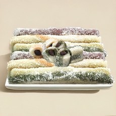 [찰진한상자] 삼색 말이떡 찹쌀떡 3kg(200g15줄) 식사대용떡 간식떡 답례떡 행사떡, 3kg, 3박스