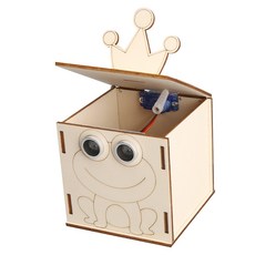 嗨購 科技小製作感應垃圾桶 中小學生科學實驗益智創意發明手工diy, 1個, 感應垃圾桶