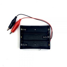 18650 3구 직렬 배터리홀더 악어클립 타입