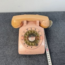 옛날 다이얼 전화기 유선 회전식 엔틱 소품 벨 전화 레트로 복고풍 구형, G. B 다이얼 전화기