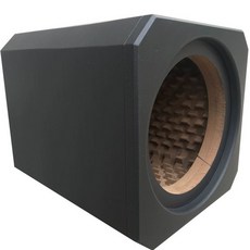 스피커 박스 8~15인치 가죽커버 밀폐형, 단일 스피커, 범용, 8인치 블랙 가죽 밀폐형