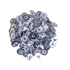 100개 캔들 심지 홀더 기본 금속 캔들 심지 서스테이너 탭 DIY 액세서리, 직경 16mm