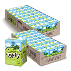 매일 피크닉 청포도 /주스/쥬스/어린이/과채/팩음료/과일/음료/세트/팩음료수/팩주스/음료수, 200ml, 1개