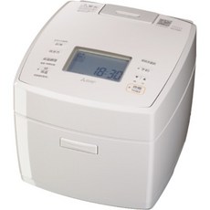 MITSUBISHI 三菱 IH備長炭 炭炊釜 電子鍋 NJ-VS18H, 白色, NJ-VS18H-W