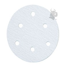 횽이네만물상 목공용 종이 원형사포 125mm 6H 100매 원형사포100방, 180방