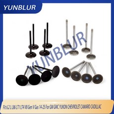 8x 흡기 및 밸브 키트 6.2L L86 LT1 Gen 가솔린 14-25 GM 유콘 쉐보레 카마로 캐딜락 엔진 부품용, 03 16pcs per set