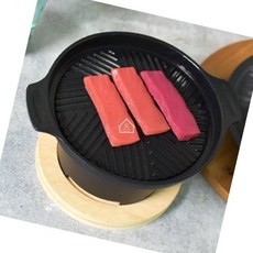 알루미늄 1인용 캠핑 미니 화로 그릴팬 미니불판 미니멀식탁 솔로캠핑, 투머치 와이드 그릴팬 단품