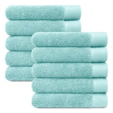 쉬라즈 호텔수건 40수 170g, 아쿠아민트, 10개