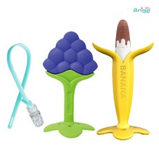 앙쥬 선물세트 치발기2p +클립1p 세트 치발기, 선물세트13 (초코바나나+포도), 1개