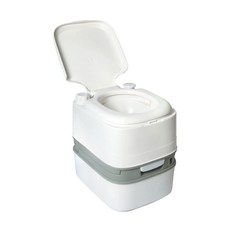 캠핑카 휴대용 비데 화장실 차량용 변기 변기통 좌변기 고정형 이동, 기타 other, 연그레이 고급 24L+수납 가방 자동