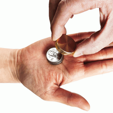 사라지는동전(Vanishing coin box by JL) 마술동전 동전없에기 간단한 마술, 1개, 상세페이지 참조, 상세페이지 참조