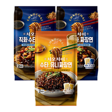 차오차이 짜장면 2종 (수타식2+유니1), 1개