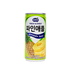 참맑은 파인애플 175ml 30캔 2박스(60캔) 서비스 음료, 60개