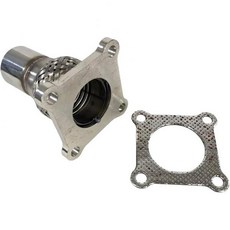 2인치 19962010 닷지 캐러밴 네온 캣백 배기 플렉스 교체 파이프, 2” X 5.5"