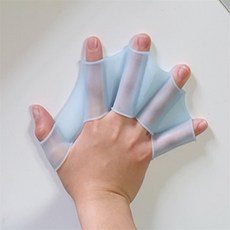응룡상회 2P 손가락 물갈퀴 수영훈련용품, L