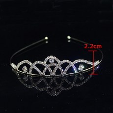 웨딩화관 셀프웨딩 화관 꽃 헤어장식 스몰웨딩 프린세스 티아라 진주 및, 4골드