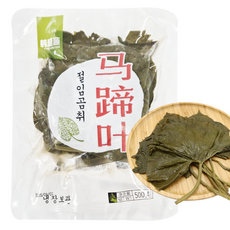 홍홍 중국식품 진한향 염장 곰취 중국 연변곰취 중국곰취 절임곰취, 500g, 1개