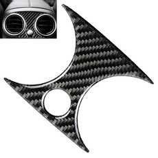 亮光3D真碳纖維 CarbonFiber 真卡夢 後出風口面板上部 貼片 15-21 W205 C300 C63 C43, 1個