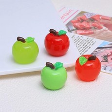 미니어처 플랫 백 레진 카보숑 헤어핀 스크랩북킹 홈 데코 공예, 5. Mixed random, 1개