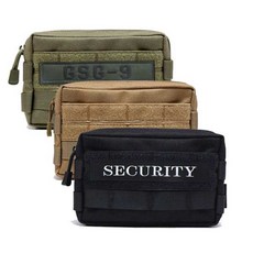 밀리터리 DIY 벨크로 와펜 미니 콤비 파우치 가방