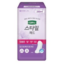 디펜드 여성용 스타일 요실금 패드 대용량, 18개입, 5개