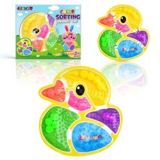 ASIOWELY 색상 분류 감각 장난감 자폐증이 있는 아동용 유아 장난감 비행기 여행 도로 여행 유치원 몬테소리 장난감 소근육 운동 기능 크리스마스 스타킹 스터퍼