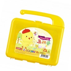 크레파스 18색 미술용품 색연필 학용품