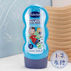 Bubchen 貝臣 德國 燕麥舒眠泡泡沐浴露 嬰兒沐浴露 保濕洗髮沐浴露 企鵝/大象/足球運動 洗髮沐浴乳, 1個, 運動足球洗髮沐浴乳 230ml
