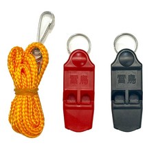 雷鳥裁判哨子 紅黑雙色可選 音色響亮 附掛繩 專業裁判適用, 紅黑, 1個