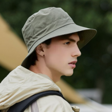 씨오브에이 여자 남자 등산 모자 가을 여름 골프 벙거지 버킷햇 사파리 모자, 카키