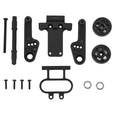 HBX 16889 16889A 16890A SG 1601 SG 1602 SG1601 SG1602 RC 자동차 부품 액세서리, 검은색