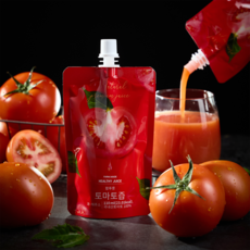 농부가 만드는 100% 갈아만든 토마토즙 토마토주스, 1박스, 110ml, 30포/빨대형