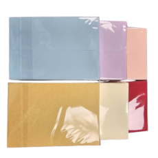 粉彩色信封組 多色可選 質感信封 感謝信 生日卡片 邀請函, 紅, 1個裝