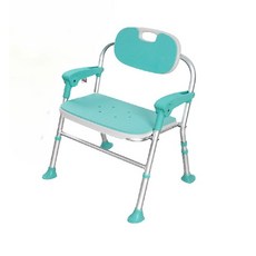 Mommy Want 多功能洗澡椅 鋁合金馬桶椅 防滑沐浴椅 老人孕婦洗澡椅, 藍色-可折壘款, 1箱