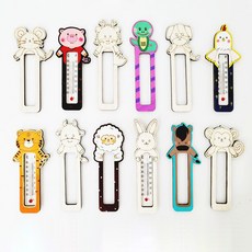 조앤안 십이지신 우드 온도계 만들기 색칠 미술 만들기 체험 키트, 1개, 십이지신온도계(인/호랑이)