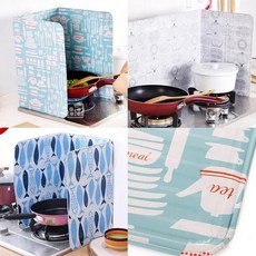 가스렌지 기름튐방지 알루미늄 가드, 1개, 냄비 패턴