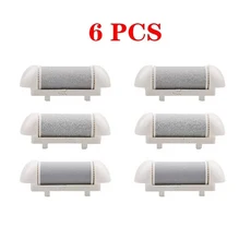 6PCS 풋 케어 도구 헤드 스킨 캘러스 리무버 리필 그라인더 교체 롤러 파일 피트, 01 6 PCS